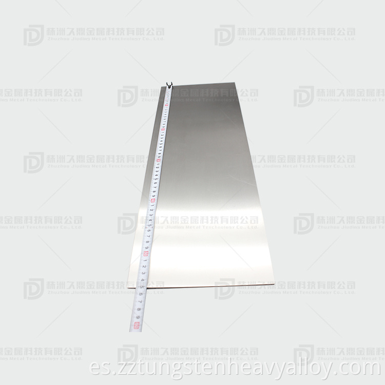 Tungsten heavy alloy plate for counterweight